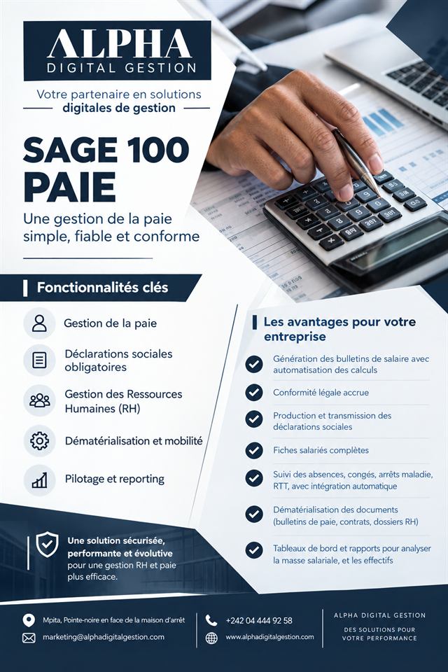 Flyer Sage 100 Paie